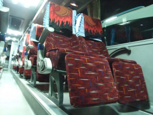 Interior Bus Safari Dharma Raya